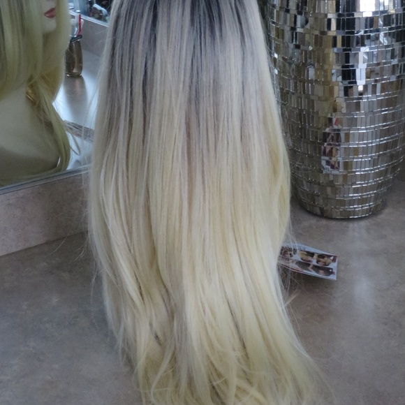 Lace Front Dk.Brown Blonde Long Layered Wig SOLD - Picture 2 of 6